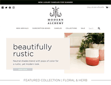 Tablet Screenshot of modernalchemyco.com